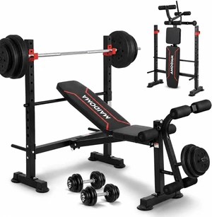 MAIDOMA 1500LB 8 IN 1 Weight Bench with Leg Extension MAIDOMA 1500LB 8 IN 1 Weight Bench with Leg Extension