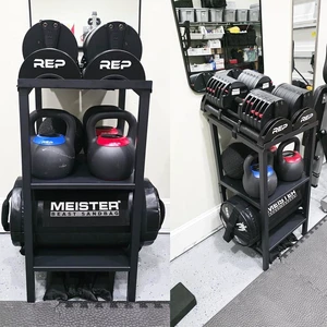Adjustable Dumbbell/Kettlebell Rack Stand 500-800LB Heavy Duty Adjustable Dumbbell/Kettlebell Rack Stand 500-800LB Heavy Duty