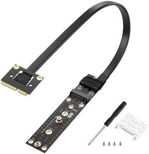 SinLoon Mini PCIE to NGFF M.2 M Key Extender Cable MPCIE Male to M2 Female NVME SSD Riser Cable SinLoon Mini PCIE to NGFF M.2 M Key Extender Cable MPCIE Male to M2 Female NVME SSD Riser Cable