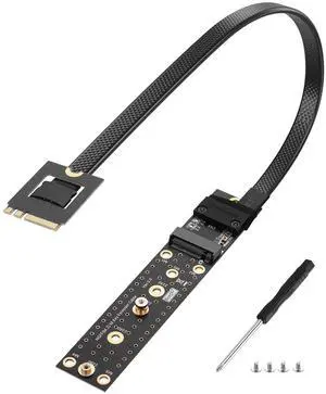 SinLoon M.2 NGFF Key A+E to M.2 M Key Extender Cable M2 Male to Female NVME SSD Riser Cable SinLoon M.2 NGFF Key A+E to M.2 M Key Extender Cable M2 Male to Female NVME SSD Riser Cable