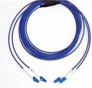 20m 2 Core Armoured Fiber Optic Patch Cable 2C SM MM OM1 OM2 OM3 Indoor Outdoor LC SC FC ST LSZH TPU FTTH Jumper 2 Cores 20m (LC/A-SC/A,2C Blue SM) 20m 2 Core Armoured Fiber Optic Patch Cable 2C SM MM OM1 OM2 OM3 Indoor Outdoor LC SC FC ST LSZH TPU FTTH Jumper 2 Cores 20m (LC/A-SC/A,2C Blue SM)