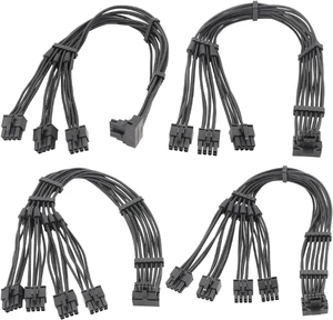 RTX4080 and RTX4090 Series 3X 4X 8Pin Male to PCIE 16-Pin Elbow Head Cable Streamlined Cable 12R PCIE5.0(60cm,3X8PLA) RTX4080 and RTX4090 Series 3X 4X 8Pin Male to PCIE 16-Pin Elbow Head Cable Streamlined Cable 12R PCIE5.0(60cm,3X8PLA)