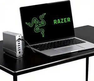 Docking Station for Razer Blade 18 17 16 15 14 Pro 17 Gaming Laptop, 15-in-1 USB C with 360 ° Rotating Base, 2 * 4K HDMI and 1*DP, 10Gbps USB Port Transfer, RJ45, Audio Docking Station for Razer Blade 18 17 16 15 14 Pro 17 Gaming Laptop, 15-in-1 USB C with 360 ° Rotating Base, 2 * 4K HDMI and 1*DP, 10Gbps USB Port Transfer, RJ45, Audio