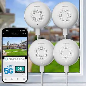 2K Window Camera, 5G & 2.4GHz WiFi Indoor Dome Camera for Home Security w/Full Color Night Vision, Real-Time Alerts, Human/Motion Detection, Alexa, 24/7 Recording, Easy Install,White,Short-4P 2K Window Camera, 5G & 2.4GHz WiFi Indoor Dome Camera for Home Security w/Full Color Night Vision, Real-Time Alerts, Human/Motion Detection, Alexa, 24/7 Recording, Easy Install,White,Short-4P