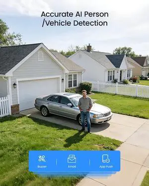 ZOSI 1080p 16 Channel Home Security Camera System with AI Human Vehicle Detect, H.265+ DVR, 16 x 1080p CCTV Bullet Dome Camera Outdoor, Motion Alert Push, 80ft Night Vision, 90° View Angle, 2TB HDD ZOSI 1080p 16 Channel Home Security Camera System with AI Human Vehicle Detect, H.265+ DVR, 16 x 1080p CCTV Bullet Dome Camera Outdoor, Motion Alert Push, 80ft Night Vision, 90° View Angle, 2TB HDD