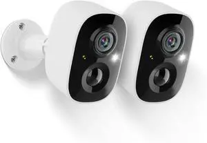(2026 Updated) 2.5K 4MP Security Cameras Wireless Outdoor 2 Pack, Battery Powered, Dual-Band WiFi, AI Motion Detection, Color Night Vision, 2-Way Audio, IP66 Waterproof, Free App No Monthly Fee (2026 Updated) 2.5K 4MP Security Cameras Wireless Outdoor 2 Pack, Battery Powered, Dual-Band WiFi, AI Motion Detection, Color Night Vision, 2-Way Audio, IP66 Waterproof, Free App No Monthly Fee
