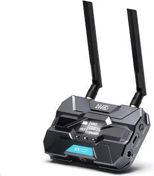 TIMBOOTECH Wireless Video Receiver, Supports Up to 4 Receivers, 1080P HD@60Hz, 2.4 & 5.8GHz, 1000FT Los Range, 66ms Latency, OLED Screen, Smart Channel HDMI Wireless System TIMBOOTECH Wireless Video Receiver, Supports Up to 4 Receivers, 1080P HD@60Hz, 2.4 & 5.8GHz, 1000FT Los Range, 66ms Latency, OLED Screen, Smart Channel HDMI Wireless System
