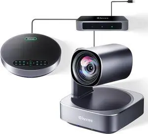 All-in-One PTZ 4K Conference Room Camera System with Bluetooth Speakerphone 12X Optical Zoom HDMI Wide View Angle Lens Works with Zoom Webex for Large Meeting Room All-in-One PTZ 4K Conference Room Camera System with Bluetooth Speakerphone 12X Optical Zoom HDMI Wide View Angle Lens Works with Zoom Webex for Large Meeting Room