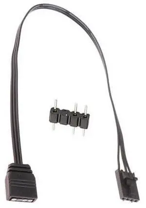 For 4PIN RGB to Standard ARGB 3-Pin 5V Adapter Connector RGB Cable 25cm For 4PIN RGB to Standard ARGB 3-Pin 5V Adapter Connector RGB Cable 25cm