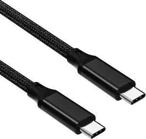 USB C to C Cable 3.2 Gen 2 USB-C Cable 10ft - 4K UHD 20Gbps 100W PD Fast Charging Cable for MacBook Pro for iPad Pro Nylon Braided Black. USB C to C Cable 3.2 Gen 2 USB-C Cable 10ft - 4K UHD 20Gbps 100W PD Fast Charging Cable for MacBook Pro for iPad Pro Nylon Braided Black.