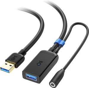 Cable Matters 5M Active USB Extension Cable Male to Female (USB 3.0 Extension Cable) with Signal Booster for Hard Drive, Webcam and More - 5M, 16.4 Feet Cable Matters 5M Active USB Extension Cable Male to Female (USB 3.0 Extension Cable) with Signal Booster for Hard Drive, Webcam and More - 5M, 16.4 Feet