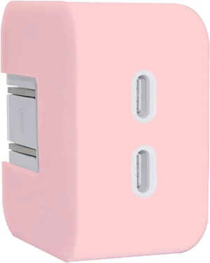 35W Dual USB-C Port Soft Silicone Charger Cover for MacBook Air 13.6 15 inch M3 M2 Chip 2024 2023, 35W Dual USB-C Port Power Adapter Protective Case Sleeve, Pink 35W Dual USB-C Port Soft Silicone Charger Cover for MacBook Air 13.6 15 inch M3 M2 Chip 2024 2023, 35W Dual USB-C Port Power Adapter Protective Case Sleeve, Pink
