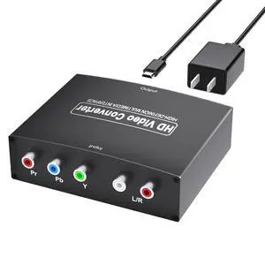 Component to Hdmi Converter YPbPr + R/L Audio to HDMI Converter Aluminum Alloy RGB to Hdmi Adapter 5RCA RGB Video Audio Converter Support 1080p 60Hz for PS2/PS3/Xbox 360 Component to Hdmi Converter YPbPr + R/L Audio to HDMI Converter Aluminum Alloy RGB to Hdmi Adapter 5RCA RGB Video Audio Converter Support 1080p 60Hz for PS2/PS3/Xbox 360