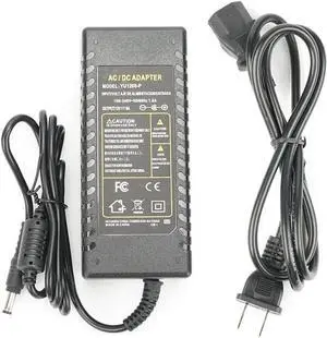 12V 8A Power Supply Adapter AC100-240V to DC12V Converter Transformer with 5.5x2.5mm DC Output Jack for LED Strip Light Wireless Router ADSL Cats Security Cameras 12V 8A Power Supply Adapter AC100-240V to DC12V Converter Transformer with 5.5x2.5mm DC Output Jack for LED Strip Light Wireless Router ADSL Cats Security Cameras