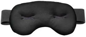 Eye Pillow - Compression Eye Mask for Headache Support - Soothes Strain - Eases Sinus Pressure - Cooling - Universal Fit - Breathable Cotton - Washable & Reusable - Black Eye Pillow - Compression Eye Mask for Headache Support - Soothes Strain - Eases Sinus Pressure - Cooling - Universal Fit - Breathable Cotton - Washable & Reusable - Black