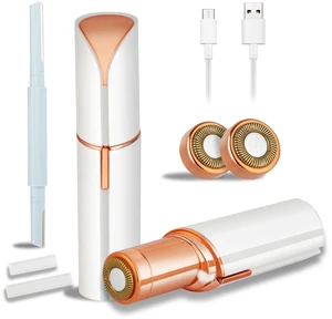 Facial Hair Removal for Women MenElectric Painless Hair Removal Device Included 2 x Replacement HeadsUSB Rechargeable Lady Womens Face Shaver with LED Light for Lip,Chin,Arms (Multicolor) Facial Hair Removal for Women MenElectric Painless Hair Removal Device Included 2 x Replacement HeadsUSB Rechargeable Lady Womens Face Shaver with LED Light for Lip,Chin,Arms (Multicolor)