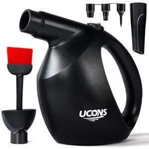 Electric Air Duster for Electronics, 500W 31m/s High-Powered Keyboard Cleaner - Reusable Cordless Air Blower with Anti-Static Brush, 70% Quieter Than Compressed Air Cans Electric Air Duster for Electronics, 500W 31m/s High-Powered Keyboard Cleaner - Reusable Cordless Air Blower with Anti-Static Brush, 70% Quieter Than Compressed Air Cans