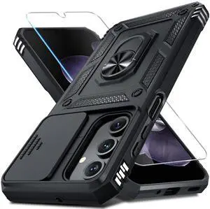 for Samsung Galaxy A16 Case Built in Slide Camera Cover,Black for Samsung Galaxy A16 Case Built in Slide Camera Cover,Black