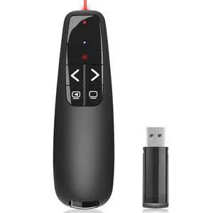Presentation Clickers for PowerPoint, Clicker for Laptop Presentations Remote, USB Wireless Presenter Remote, Power Point Remote Clicker for Computer/Mac/PPT/Google Slide Advancer Presentation Clickers for PowerPoint, Clicker for Laptop Presentations Remote, USB Wireless Presenter Remote, Power Point Remote Clicker for Computer/Mac/PPT/Google Slide Advancer