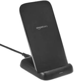 10W Qi Certified Wireless Charging Stand for Phone 16/15/14/13/12/11/X, Samsung, and More, with USB Cable, Black (No AC Adapter) 10W Qi Certified Wireless Charging Stand for Phone 16/15/14/13/12/11/X, Samsung, and More, with USB Cable, Black (No AC Adapter)