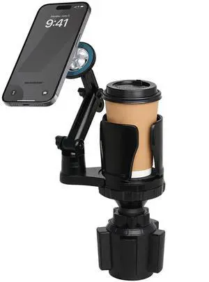 2026 New Magnetic Cup Holder Phone Charger 360° Rotation Adjustable Wireless Phone Mount for iPhone 1217 & Android, Fast Charging Car Holder 2026 New Magnetic Cup Holder Phone Charger 360° Rotation Adjustable Wireless Phone Mount for iPhone 1217 & Android, Fast Charging Car Holder