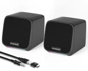 Computer Speakers for Desktop PC,Desktop Speakers,Small Computer Speakers USB Powered 3.5mm Aux Speaker Computer Speakers for Desktop PC,Desktop Speakers,Small Computer Speakers USB Powered 3.5mm Aux Speaker