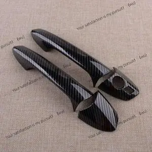 Exterior Door Handle Cover Decorative Cap Carbon Fiber Texture for Mercedes Benz W246 W204 W212 X204 W166 W117 LHD Exterior Door Handle Cover Decorative Cap Carbon Fiber Texture for Mercedes Benz W246 W204 W212 X204 W166 W117 LHD
