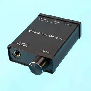 USB to Coaxial S/PDIF Optical 3.5mm/6.3mm Headphone Converter USB Digital to Analog Audio Converter for USB to Coaxial S/PDIF Optical 3.5mm/6.3mm Headphone Converter USB Digital to Analog Audio Converter for