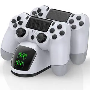 PS4 Controller Charger Dock Station with Charging Cable,1.8Hour Fast-Charging PS4 Controllers Charging Station for PlayStation 4 Dualshock 4 Charger PS4 Controller Charger Dock Station with Charging Cable,1.8Hour Fast-Charging PS4 Controllers Charging Station for PlayStation 4 Dualshock 4 Charger