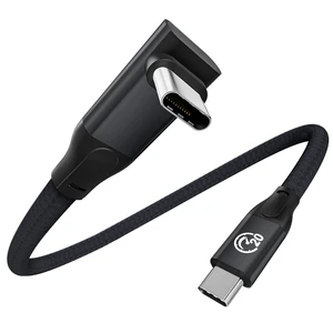 90 Degree USB C Cable 1ft, 90° Short USBC to USBC 3.2 20Gbps Data Cable | 5K/4K 60Hz Monitor Cord, 240W PD Type C Rapid Charging Cord for iPhone 17 16 Pro Max, iPad, MacBook, Dell XPS, Surface 90 Degree USB C Cable 1ft, 90° Short USBC to USBC 3.2 20Gbps Data Cable | 5K/4K 60Hz Monitor Cord, 240W PD Type C Rapid Charging Cord for iPhone 17 16 Pro Max, iPad, MacBook, Dell XPS, Surface