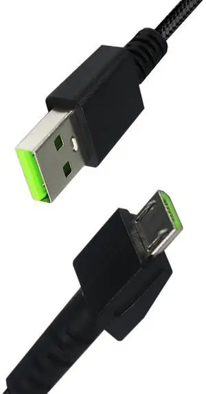 Wireless Mouse USB Charging Cable 1.8M for Razer Viper Ultimate,Basilisk Snake Ultimate,Viper V2 Pro,Viper Professional,with Nylon Braided Cable,Durability&Fast Charging(Black) Wireless Mouse USB Charging Cable 1.8M for Razer Viper Ultimate,Basilisk Snake Ultimate,Viper V2 Pro,Viper Professional,with Nylon Braided Cable,Durability&Fast Charging(Black)
