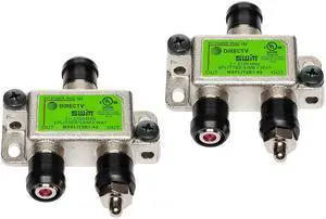 SWM Approved 2-Way Wide Band Splitter (2-Pack) SWM Approved 2-Way Wide Band Splitter (2-Pack)