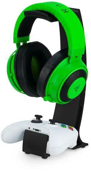 Headphone Stand & Game Controller Holder Sleek Headset Hanger & Gamepad Stand for Xbox, PlayStation, Legacy, Retro & More (UGDS16) Headphone Stand & Game Controller Holder Sleek Headset Hanger & Gamepad Stand for Xbox, PlayStation, Legacy, Retro & More (UGDS16)