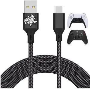 Gaming USB C to USB A 10ft Cable. Made for Low Latency and Fast Charging Gaming on PS5,Xbox, and PC Gaming USB C to USB A 10ft Cable. Made for Low Latency and Fast Charging Gaming on PS5,Xbox, and PC