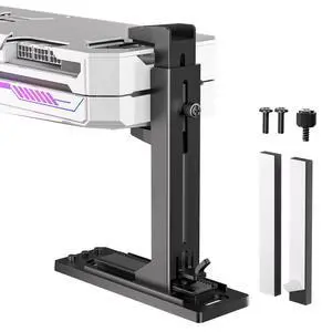GPU Support Bracket, Dual Mode Graphics Card Support, 35-120mm Adjustable Anti Sag GPU Stand for Universal Video Cards, ABS GPU Brace with Anti-Static Sponge Pads for Vertical/Horizontal Mount GPU Support Bracket, Dual Mode Graphics Card Support, 35-120mm Adjustable Anti Sag GPU Stand for Universal Video Cards, ABS GPU Brace with Anti-Static Sponge Pads for Vertical/Horizontal Mount