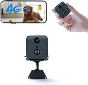 Mini 4G Surveillance Camera,Cellular Security Camera,Includes SIM Card,2K HD Indoor/Outdoor Security Camera,HD Night Vision,AI Motion Detection,No WiFi Needed,for garages,Shops or Apartments Mini 4G Surveillance Camera,Cellular Security Camera,Includes SIM Card,2K HD Indoor/Outdoor Security Camera,HD Night Vision,AI Motion Detection,No WiFi Needed,for garages,Shops or Apartments