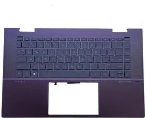 Replacement for HP Envy 15-EW 15-EY 15-EY0023DX 15-EY0013DX TPN-C157 Laptop Upper Case Palmrest Backlit Keyboard Assembly Part N15946-001 Top Cover Black Replacement for HP Envy 15-EW 15-EY 15-EY0023DX 15-EY0013DX TPN-C157 Laptop Upper Case Palmrest Backlit Keyboard Assembly Part N15946-001 Top Cover Black