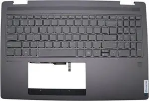 Replacement for Lenovo Yoga 7 2-in-1 16IML9 Laptop Upper Top Cover Case Palmrest US Keyboard Assembly Part with Fingerprint Sensor Cutout 5CB1N95158 Replacement for Lenovo Yoga 7 2-in-1 16IML9 Laptop Upper Top Cover Case Palmrest US Keyboard Assembly Part with Fingerprint Sensor Cutout 5CB1N95158