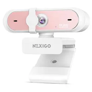 N660P Pro 4K Webcam with Distortion-Free Lens, 1080p 60 fps Autofocus USB Streaming Camera, 3DNR, Noise-Canceling Mics & Privacy Cover, Web Cam for Gaming/Live Streaming/PC/Mac/Switch 2, Pink N660P Pro 4K Webcam with Distortion-Free Lens, 1080p 60 fps Autofocus USB Streaming Camera, 3DNR, Noise-Canceling Mics & Privacy Cover, Web Cam for Gaming/Live Streaming/PC/Mac/Switch 2, Pink