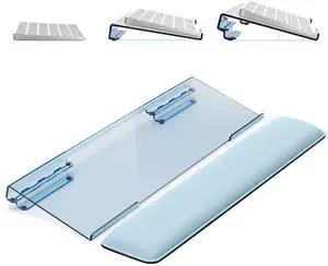 Adjustable Computer Keyboard Stand for Desktop, Keyboard Wrist Rest(Blue) Adjustable Computer Keyboard Stand for Desktop, Keyboard Wrist Rest(Blue)