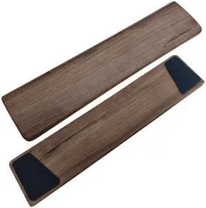 Walnut Wooden Wrist Rest Pad for 75% 80% TKL Keyboard, Ergonomic Solid Wood Hand Rest with Non-Slip Base, Stain Resistant Palm Support for Typing & Gaming (14.2 L) Walnut Wooden Wrist Rest Pad for 75% 80% TKL Keyboard, Ergonomic Solid Wood Hand Rest with Non-Slip Base, Stain Resistant Palm Support for Typing & Gaming (14.2 L)