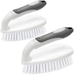 Scrub Brushes for Cleaning Bathtub Scrubber Heavy Duty Scrub Brush with Handle Stiff Bristle Cleaning Brush for Shower, Kitchen, Sink, Bathroom, Floor (Gray) Scrub Brushes for Cleaning Bathtub Scrubber Heavy Duty Scrub Brush with Handle Stiff Bristle Cleaning Brush for Shower, Kitchen, Sink, Bathroom, Floor (Gray)