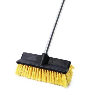 Deck Brush with 4-Section Extendable Handle Floor Scrub Brush Soft &Medium Bristles Non-Slip Grip for Outdoor Deck Patio Bathroom Garage Concrete Cleaning 54.3 Inch Deck Brush with 4-Section Extendable Handle Floor Scrub Brush Soft &Medium Bristles Non-Slip Grip for Outdoor Deck Patio Bathroom Garage Concrete Cleaning 54.3 Inch