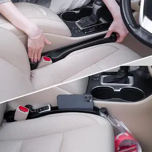 Car Seat Gap Filler Organizer 2Pack Soft Foam 3IN1 Multifunctional Car Seat Gap Filler Organizer 2Pack Soft Foam 3IN1 Multifunctional