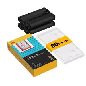 Dock Plus & Dock Photo Printer Cartridge PHC-80 Cartridge Refill & Photo Paper- 80 Pack Dock Plus & Dock Photo Printer Cartridge PHC-80 Cartridge Refill & Photo Paper- 80 Pack