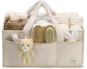 Baby Diaper Caddy Organizer with Handle, Boy & Girl Shower Gift Basket, Portable Diaper Storage Basket Bin for Wipes, Newborn Baby Essentials Registry Search Must Haves, Car Caddy Organizer Baby Diaper Caddy Organizer with Handle, Boy & Girl Shower Gift Basket, Portable Diaper Storage Basket Bin for Wipes, Newborn Baby Essentials Registry Search Must Haves, Car Caddy Organizer