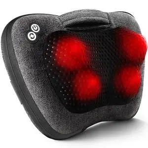 Back Massager, Neck Massager with Heat, Massage Pillow Gifts for Men & Women, Electric Shiatsu Back Massager, Deep Kneading Shoulder Massager for Full Body Muscle,Massage at Home, Car Back Massager, Neck Massager with Heat, Massage Pillow Gifts for Men & Women, Electric Shiatsu Back Massager, Deep Kneading Shoulder Massager for Full Body Muscle,Massage at Home, Car