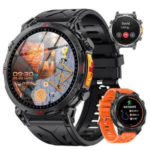 GPS Military Smart Watches for Men, 1.56" Screen Bluetooth Call, Smartwatch for Android Phones and iPhone, 100+ Sport Modes, 3ATM Waterproof Smart Watch with Compass GPS Military Smart Watches for Men, 1.56" Screen Bluetooth Call, Smartwatch for Android Phones and iPhone, 100+ Sport Modes, 3ATM Waterproof Smart Watch with Compass