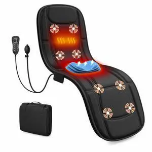 Full Body Massage Mat with Heat, Vibration Massage Mattress Pad with Lumbar Support Cushion, Foldable Massage Mat for Bed, Sofa & Floor, Relaxation & Comfort Full Body Massage Mat with Heat, Vibration Massage Mattress Pad with Lumbar Support Cushion, Foldable Massage Mat for Bed, Sofa & Floor, Relaxation & Comfort