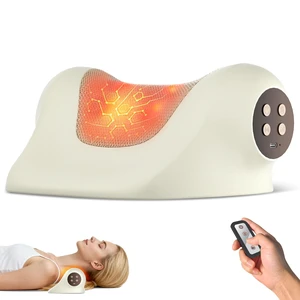 Neck Massager with Heat, Red Light & Vibration Adjustable, Heated Neck Stretcher with 3 Modes, Rechargeable Cervical Traction Device for Pain Relief & Muscle Relaxation, Gift for Women Men Neck Massager with Heat, Red Light & Vibration Adjustable, Heated Neck Stretcher with 3 Modes, Rechargeable Cervical Traction Device for Pain Relief & Muscle Relaxation, Gift for Women Men